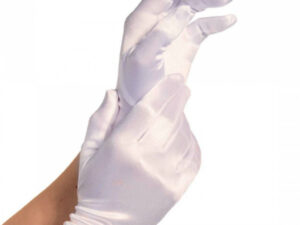 LEG AVENUE - GUANTES SATIN BLANCO - Imagen 1