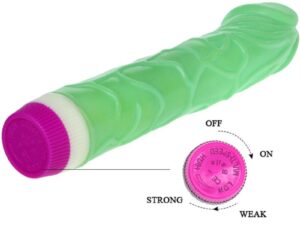 BAILE - WAVES OF PLEASURE VIBRADOR 23 CM VERDE - Imagen 4