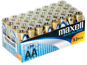 MAXELL - PILA ALCALINA AA LR6 PACK*32 PILAS - Imagen 1