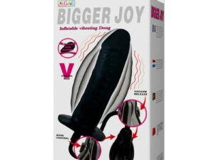 BAILE - BIGGER JOY DILDO HINCHABLE CON VIBRACION 16 CM - Imagen 3