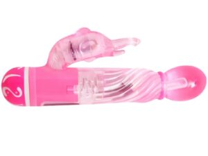 BAILE - VIBRADOR MULTIVELOCIDAD CON ESTIMULADOR ROSA - Imagen 4