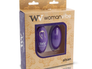 WOMANVIBE - ALSAN HUEVO CONTROL REMOTO NEGRO SILICONA PURPLE - Imagen 3