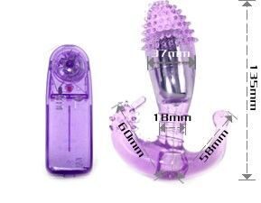 BAILE - ESTIMULADOR LILA VAGINAL Y ANAL CON VIBRACIÓN