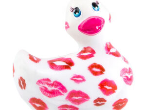 BIG TEASE TOYS - I RUB MY DUCKIE 2.0  PATO VIBRADOR ROMANCE (WHITE  PINK) - Imagen 1