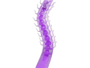 BAILE - FLEXI VIBE SENSUAL SPINE BENDABLE VIBRATING DILDO LILA 23.5 CM - Imagen 1