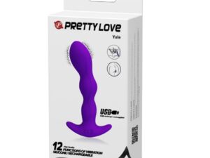 PRETTY LOVE - MASAJEADOR ANAL 12 MODOS VIBRACION LILA - Imagen 4