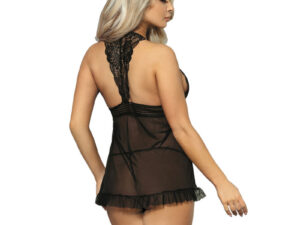 SUBBLIME - BABYDOLL ABIERTO NEGRO S/M - Imagen 3