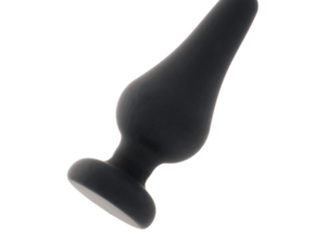 INTENSE - ANAL PLUG PIPO S SILICONE NEGRO 9.8 CM - Imagen 4