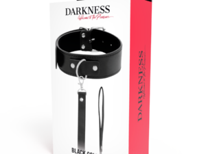 DARKNESS - COLLAR DE POSTURA CON CADENA LEATHER - Imagen 5