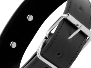 DARKNESS - COLLAR DE POSTURA CON CADENA LEATHER - Imagen 3