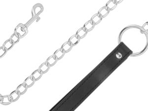 DARKNESS - COLLAR CON CADENA SOFT LEATHER - Imagen 3