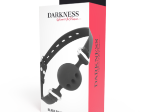 DARKNESS - MORDAZA TRANSPIRABLE SILICONA NEGRO - Imagen 4