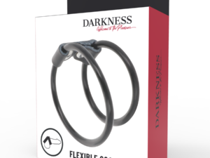 DARKNESS - ANILLA FLEXIBLE DOBLE PARA EL PENE - Imagen 4