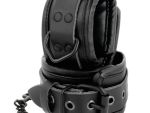 DARKNESS - ESPOSAS Y COLLAR DE CUERO NEGRO - Imagen 3