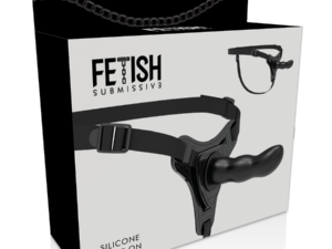 FETISH SUBMISSIVE HARNESS - SILICONA NEGRO G-SPOT 16 CM - Imagen 4