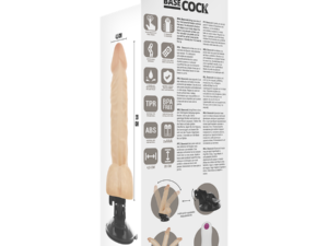 BASECOCK - VIBRADOR REALISTICO ARTICULABLE CONTROL REMOTO NATURAL 20 CM -O- 4.5 CM - Imagen 5