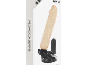 BASECOCK - VIBRADOR REALISTICO CONTROL REMOTO NATURAL 20 CM -O- 4 CM - Imagen 5