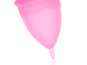 STERCUP - COPA MENSTRUAL FDA SILICONA ROSA - TALLA L - Imagen 3