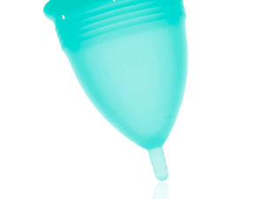 STERCUP - COPA MENSTRUAL FDA SILICONA AQUAMARINA - TALLA L - Imagen 2