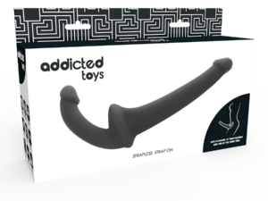 ADDICTED TOYS - DILDO CON ARNÉS SIN SUJECIÓN NEGRO - Imagen 5