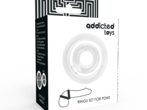 ADDICTED TOYS - POTENZ SET ANILLOS PENE CLEAR - Imagen 4