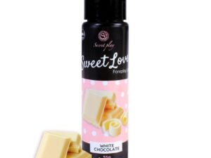 SECRETPLAY - GEL SWEET LOVE CHOCOLATE BLANCO 60 ML - Imagen 1