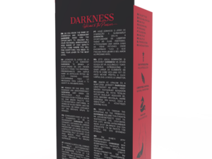 DARKNESS - PLUG ANAL SILICONA CON COLA GRIS - Imagen 4