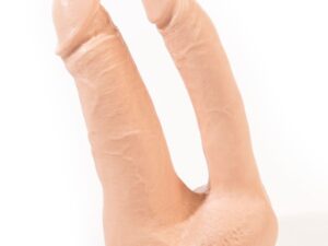 PINK ROOM - ARTHUS DILDO DOBLE REALÍSTICO NATURAL 17CM/15.5CM - Imagen 1