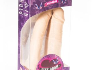 PINK ROOM - ARTHUS DILDO DOBLE REALÍSTICO NATURAL 17CM/15.5CM - Imagen 2