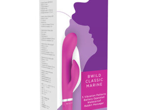 B SWISH - BWILD CLASSIC MARINE RABBIT VIBRATOR CERISE - Imagen 1