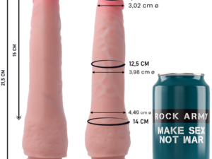 ROCKARMY - CRUSADER DILDO REALISTA DUAL DENSITY 21.5 CM -O- 4.46 CM - Imagen 3