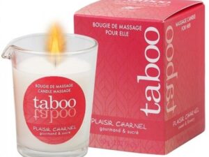 RUF - TABOO VELA DE MASAJE PARA ELLA PLAISIR CHARNEL AROMA FLOR DE CACAO - Imagen 1