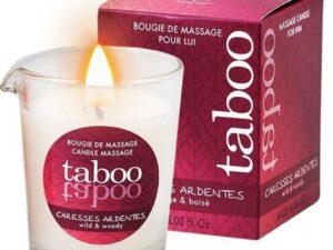 RUF - TABOO VELA DE MASAJE PARA ÉL CARESSES ARDENTES AROMA HELECHO - Imagen 1