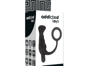 ADDICTED TOYS - VIBRADOR PROSTÁTICO NEGRO 10 CM - Imagen 5