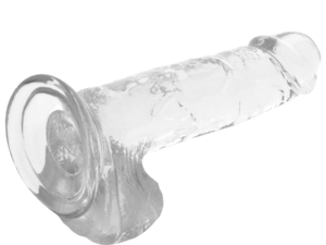 X RAY - CLEAR DILDO REALISTA TRANSPARENTE 20 CM -O- 4.5 CM - Imagen 3