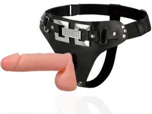 HARNESS ATTRACTION - ARNES DELUXE CON VIBRACION REALISTICO 18 CM -O- 4.5 CM - Imagen 2