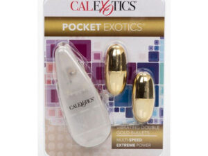 CALEXOTICS - BALAS VIBRADORAS DORADAS DUO GOLD - Imagen 4