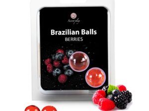 SECRETPLAY - BRAZILIAN BALLS FRUTAS DEL BOSQUE SET 2 BOLAS - Imagen 1