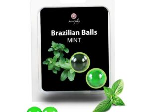 SECRETPLAY - BRAZILIAN BALLS  MENTA SET  2 BOLAS - Imagen 1