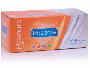 PASANTE - PRESERVATIVOS SABORES 144 UNIDADES