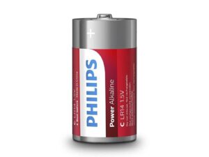 PHILIPS - POWER ALKALINE PILA C LR14 BLISTER*2 - Imagen 2