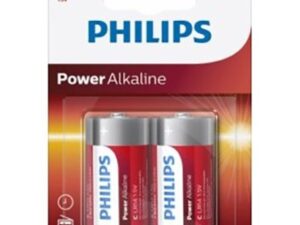 PHILIPS - POWER ALKALINE PILA C LR14 BLISTER*2 - Imagen 1