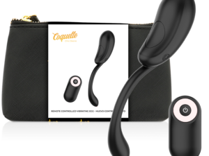 COQUETTE CHIC DESIRE - HUEVO CONTROL REMOTO RECARGABLE NEGRO / GOLD - Imagen 2