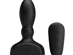 MR PLAY - PLUG ANAL HINCHABLE NEGRO CONTROL REMOTO - Imagen 2