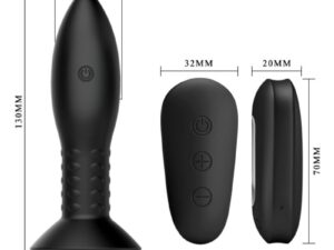 MR PLAY - PLUG CON BOLAS ROTADORAS NEGRO CONTROL REMOTO - Imagen 5
