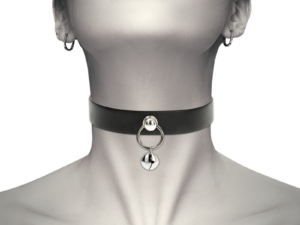 COQUETTE CHIC DESIRE - COLLAR CUERO VEGANO ACCESORIO WOMAN CASCABEL/ARO - Imagen 2