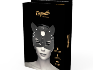 COQUETTE CHIC DESIRE - MASCARA CUERO VEGANO CON OREJAS DE GATO - Imagen 5