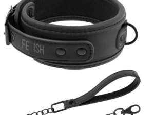 FETISH SUBMISSIVE - COLLAR CON CADENA CON FORRO DE NOPRENO - Imagen 2