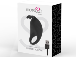 MORESSA - BRAD PREMIUM SILICONE RECARGABLE NEGRO - Imagen 4