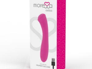 MORESSA - CELSO MASAJEADOR DUO PUNTO G Y SUERO PELVICO PREMIUM SILICONE RECARGABLE - Imagen 3